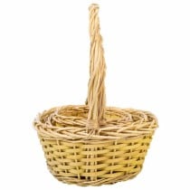 Basket set Alexandra House Living wicker Willow wood Natural 3 Pieces