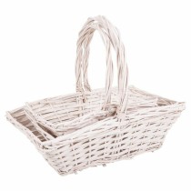 Set de basket Alexandra House Living osier Bois de saule 3 Pièces