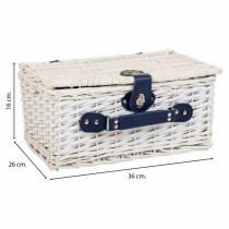 Picnic Basket Alexandra House Living White wicker