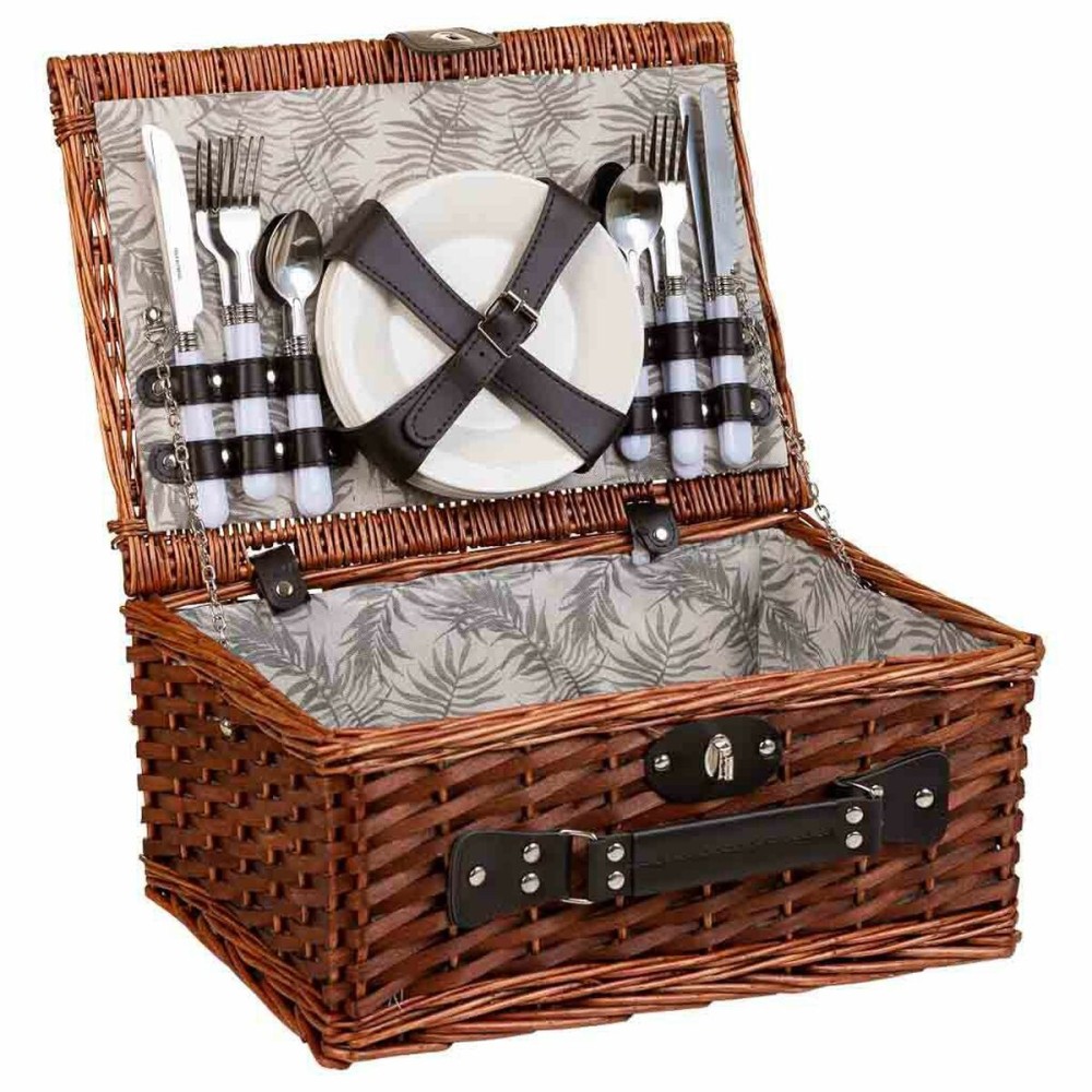 Picnic Basket Alexandra House Living Brown wicker