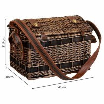 Picnic Basket Alexandra House Living Chocolate wicker