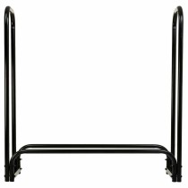 Support pour bois de chauffage Alexandra House Living Noir Fer 34 x 124 x 124 cm