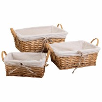 Set of Baskets Alexandra House Living Natural wicker Willow wood 3 Pieces