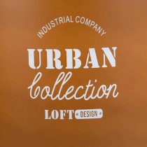 Korb für schmutzige Wäsche Alexandra House Living Urban Orange Hanf Metall Tannenholz