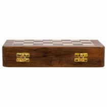 Jeu d'Échecs Alexandra House Living Marron Bois d'acacia 25 x 4 x 25 cm Magnétique