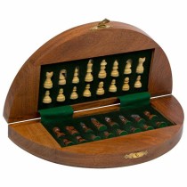 Chess Alexandra House Living Brown Acacia 23 x 1 x 23 cm Magnetic