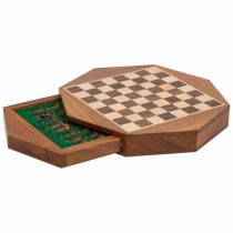 Schach Alexandra House Living Braun Akazienholz 22 x 5 x 22 cm Plattenspeicher