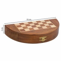 Schach Alexandra House Living Braun Akazienholz 23 x 1 x 23 cm Plattenspeicher