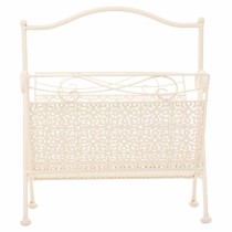 Porte-revues Alexandra House Living Blanc Forge 36 x 33 x 38 cm