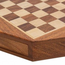 Schach Alexandra House Living Braun Akazienholz 22 x 5 x 22 cm Plattenspeicher