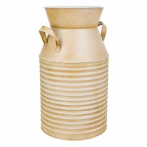 Cruche décorative Alexandra House Living Blanc Beige Pot à lait 22 x 39 x 25 cm