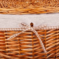 Set of Baskets Alexandra House Living Natural wicker Willow wood 3 Pieces