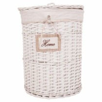 Set of Baskets Alexandra House Living White wicker Willow wood 3 Pieces