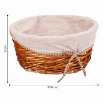 Set of Baskets Alexandra House Living Natural wicker Willow wood 3 Pieces