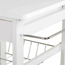 Kitchen Trolley Alexandra House Living White 37 x 82 x 40 cm