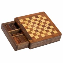 Set de jeux traditionnels Alexandra House Living Marron 16 x 3 x 15 cm 3-en-1