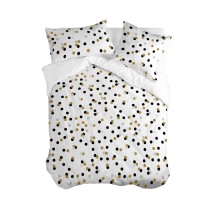 Bettdeckenbezug HappyFriday Blanc Golden dots Bunt 155 x 220 cm