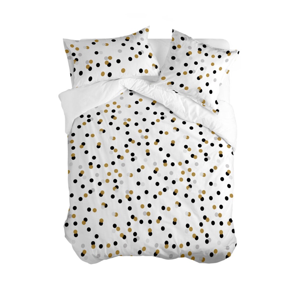 Bettdeckenbezug HappyFriday Blanc Golden dots Bunt 155 x 220 cm