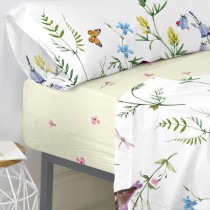 Fitted bottom sheet HappyFriday Manarola Multicolour 140 x 200 x 32 cm 