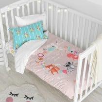 Bettbezug-Set HappyFriday Moshi Moshi Fantasy Bunt Babybettchen 2 Stücke