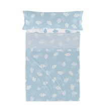 Bedding set HappyFriday Basic Kids Clouds Blue Single 2 Pieces