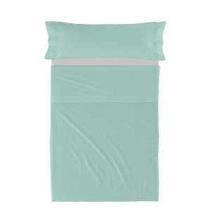 Jeu de draps HappyFriday BASIC KIDS Menthe Lit 1 persone 2 Pièces