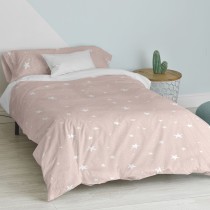 Parure de couette HappyFriday Basic Kids Rose Lit 1 persone 2 Pièces