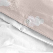 Parure de couette HappyFriday Basic Kids Rose Lit 1 persone 2 Pièces