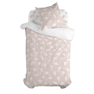 Duvet cover set HappyFriday Basic Kids Pink Single 2 Pieces