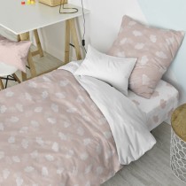 Duvet cover set HappyFriday Basic Kids Pink Single 2 Pieces