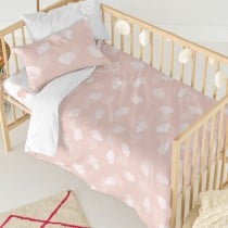 Bettbezug-Set HappyFriday Basic Kids Rosa Babybettchen 2 Stücke