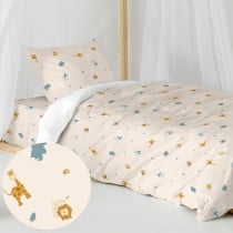 Parure de couette HappyFriday Mini Animals Multicouleur Lit 1 persone 2 Pièces