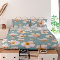 Drap HappyFriday Spring blossom Multicouleur 160 x 270 cm