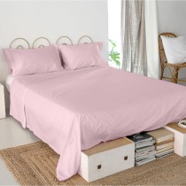 Drap HappyFriday Basic Rose clair 160 x 270 cm