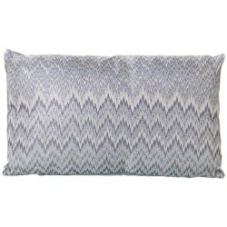 Kissen Alexandra House Living Grau Textil 30 x 50 cm