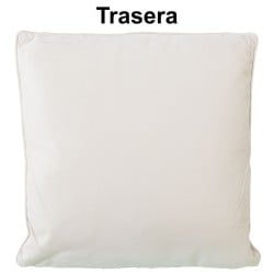 Cushion Alexandra House Living Cream Textile 43 x 43 cm