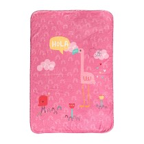 Couverture HappyFriday Moshi Moshi Hola Multicouleur Microfibre 110 x 140 cm