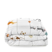 Duvet cover set HappyFriday Mini Savanna Multicolour 2 Pieces