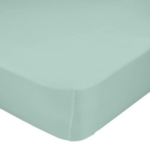 Fitted sheet HappyFriday BASIC KIDS Green 70 x 140 x 14 cm