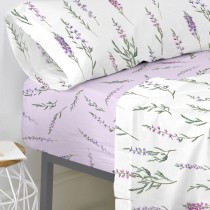 Fitted sheet HappyFriday Lavanda Multicolour 160 x 200 x 32 cm