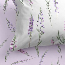 Fitted sheet HappyFriday Lavanda Multicolour 160 x 200 x 32 cm