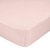 Fitted sheet HappyFriday BASIC Light Pink 140 x 200 x 32 cm 