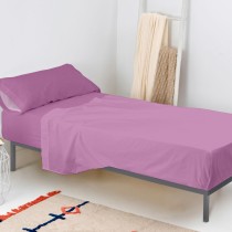 Fitted sheet HappyFriday BASIC KIDS Lilac 105 x 200 x 32 cm