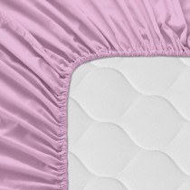 Drap housse HappyFriday BASIC KIDS Rose Lit 1 persone