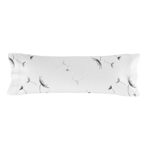 Taie d'oreiller HappyFriday Blanc Dandelion Multicouleur 45 x 110 cm