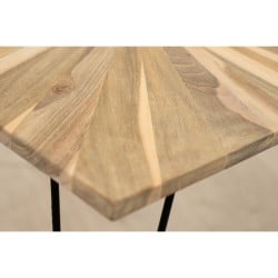 Side table Romimex Natural Teak 60 x 45 x 60 cm