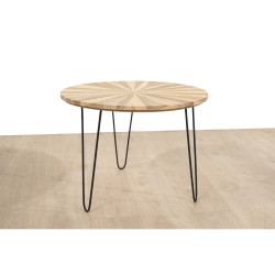 Side table Romimex Natural Teak 60 x 45 x 60 cm