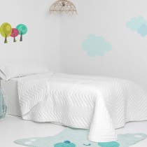 Couvre-lit HappyFriday Basic Kids Arista Blanc 200 x 260 cm