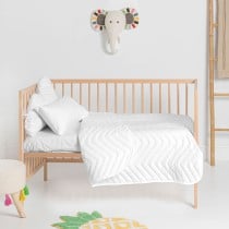 Couvre-lit HappyFriday Basic Kids Arista Blanc 100 x 130 cm