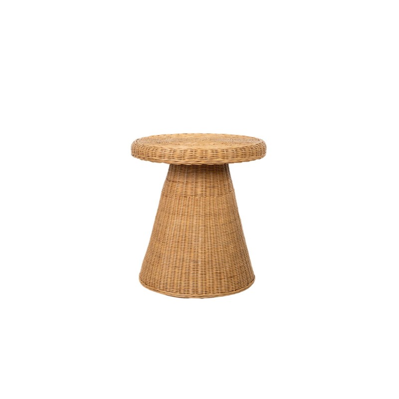 Side table Romimex Natural Rattan 50 x 55 x 50 cm